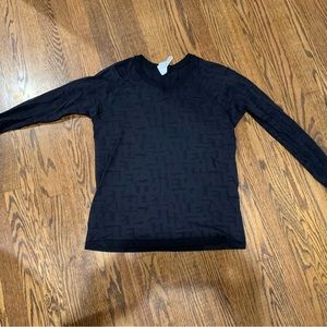 ATHLETA print long sleeve shirt